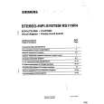 SIEMENS RS170R4 Instrukcja Serwisowa
